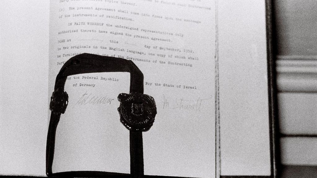 Urkunde des Luxemburger Abkommens von 1952