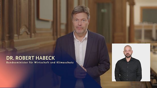 Dr. Robert Habeck - Bundesminister für Wirtschaft und Klimaschutz
