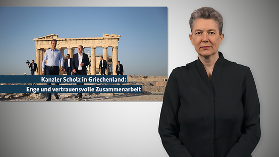 Bundeskanzler Scholz in Griechenland DGS