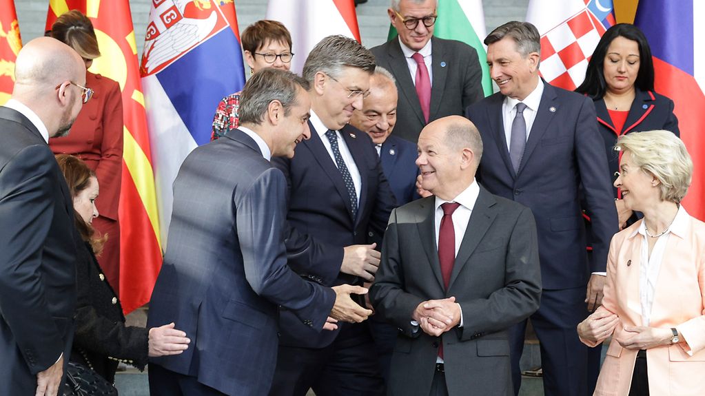 Photo de famille du sommet sur les Balkans occidentaux