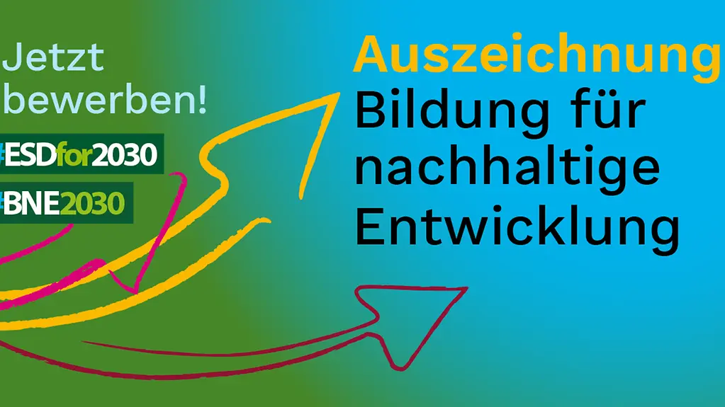Auszeichnung Bildung für nachhaltige Entwicklung