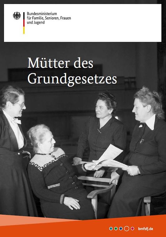 Titelbild der Publikation "Mütter des Grundgesetzes"