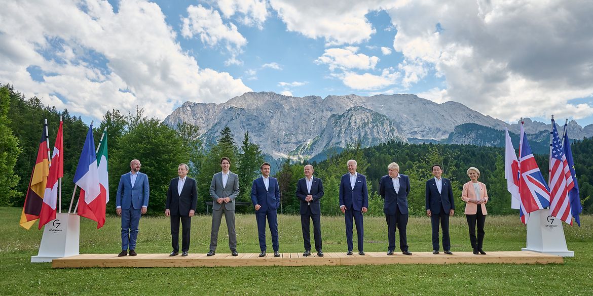 Familienfoto der G7