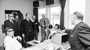 The photo shows Willy Brandt