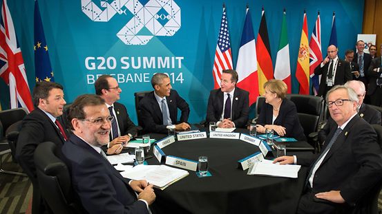 Nach dem Ende des G20-Gipfels in Brisbane: Treffen von USA, Deutschland, Frankreich, Großbritannien, Italien, Spanien und EU zu Ukraine-Krise und TTIP