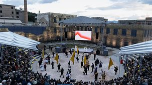 Eröffnungszeremonie zur Europäischen Kulturhauptstadt 2023 in Elefsina.
