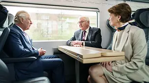 König Charles III. und Königin-Gemahlin Camilla des Vereinigten Königreichs Großbritannien und Nordirland.