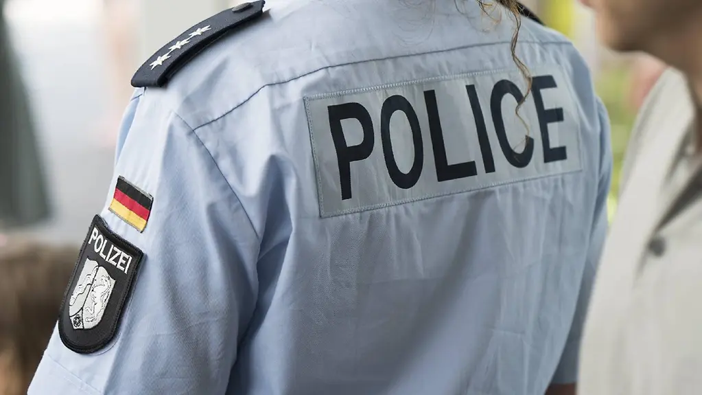 Polizist im Auslandseinsatz.