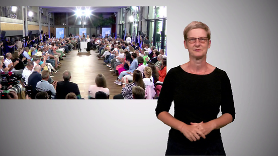 Bundeskanzler Scholz mit Bürgerinnen und Bürgern beim KanzlerGESPRÄCH in Füssen