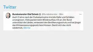 Auch 2 Jahre nach der Flutkatastrophe sind die Opfer und Schäden unvergessen. Viele packen beim Wiederaufbau mit an. 