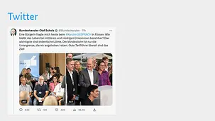Eine Bürgerin fragte mich heute beim #KanzlerGESPRÄCH in Füssen: Wie bleibt das Leben bei mittleren und niedrigen Einkommen bezahlbar? 