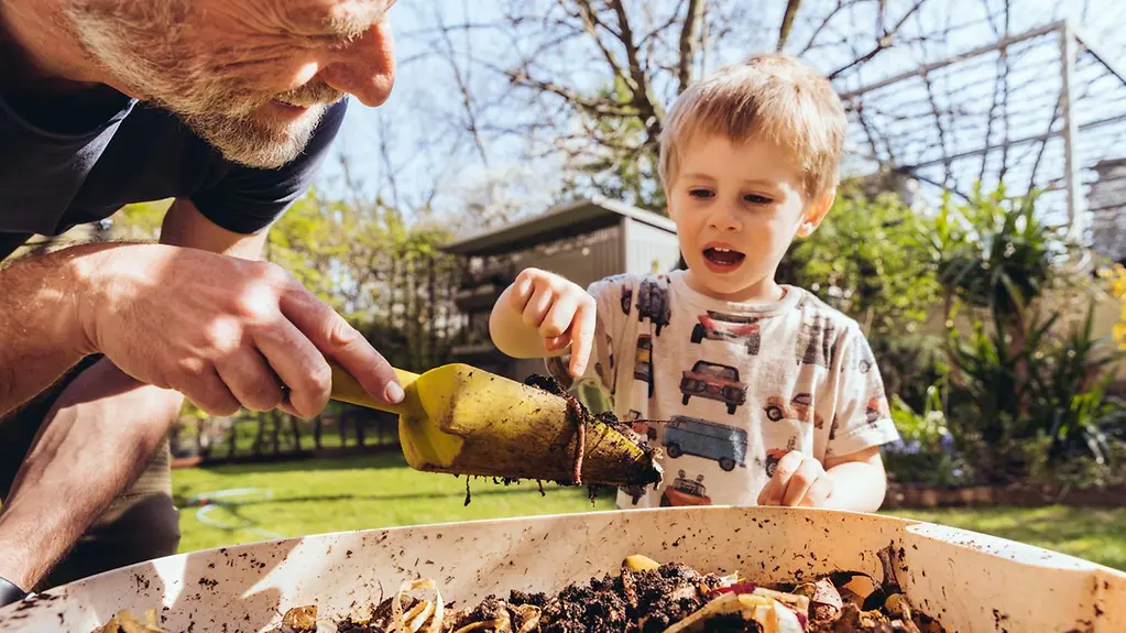 Kompostieren im eigenen Garten