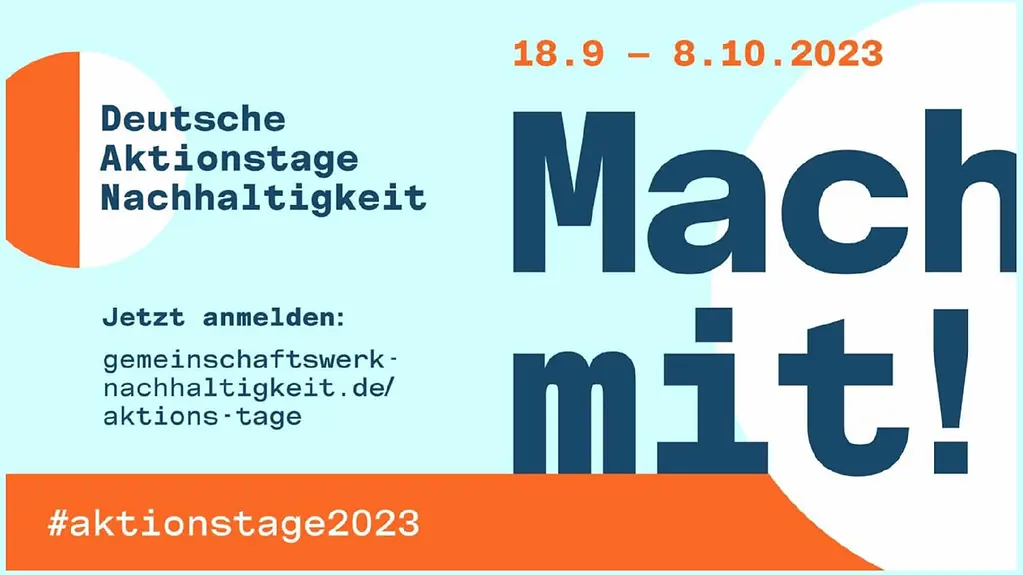 Deutsche Aktionstage Nachhaltigkeit 2023