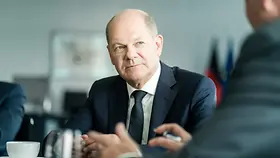 Bundeskanzler Olaf Scholz im Interview mit der Welt am Sonntag.