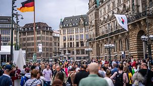 Bürgerfest zum Tag der Deutschen Einheit in Hamburg