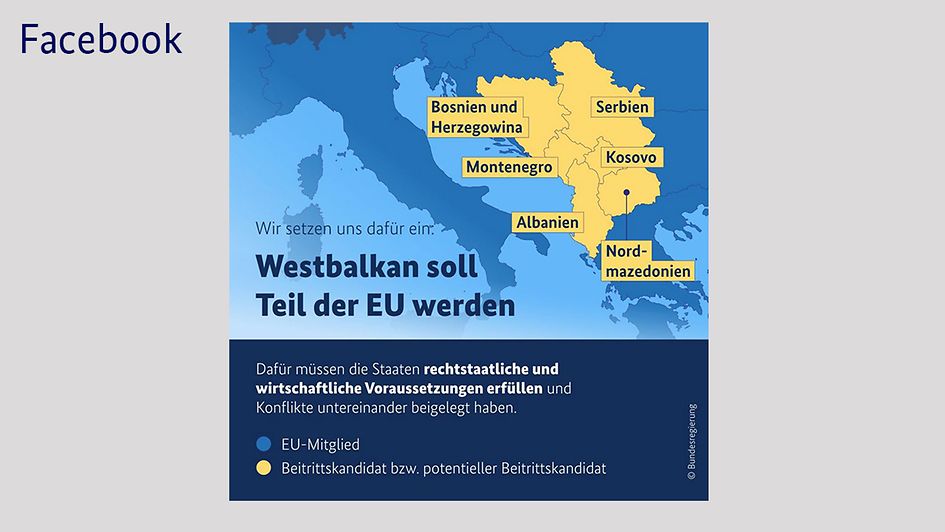 Die Europäische Union steht für Frieden, Demokratie und Freiheit. Auch Albanien, Bosnien und Herzegowina, Kosovo, Nordmazedonien, Montenegro und Serbien wollen Mitglieder der EU werden.