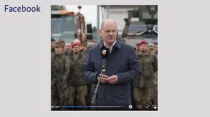 Die Bundeswehr hat heute gemeinsam mit der Bundespolizei und dem Katastrophenschutz in Köln einen möglichen Krisenfall geprobt. An ihrer Seite der Bundeskanzler. Einblicke in diesen Einsatz: