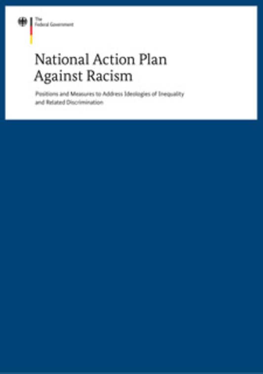 Titelbild der Publikation "National Action Plan Against Racism"