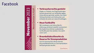 Das ändert sich im November http://bpaq.de/gesetzlicheNeuregelungen_Nov23 