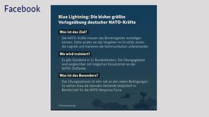 2.800 Soldatinnen und Soldaten mit 1.200 Fahrzeugen – das ist die aktuell laufende Übung „Blue Lightning“ unserer Bundeswehr.