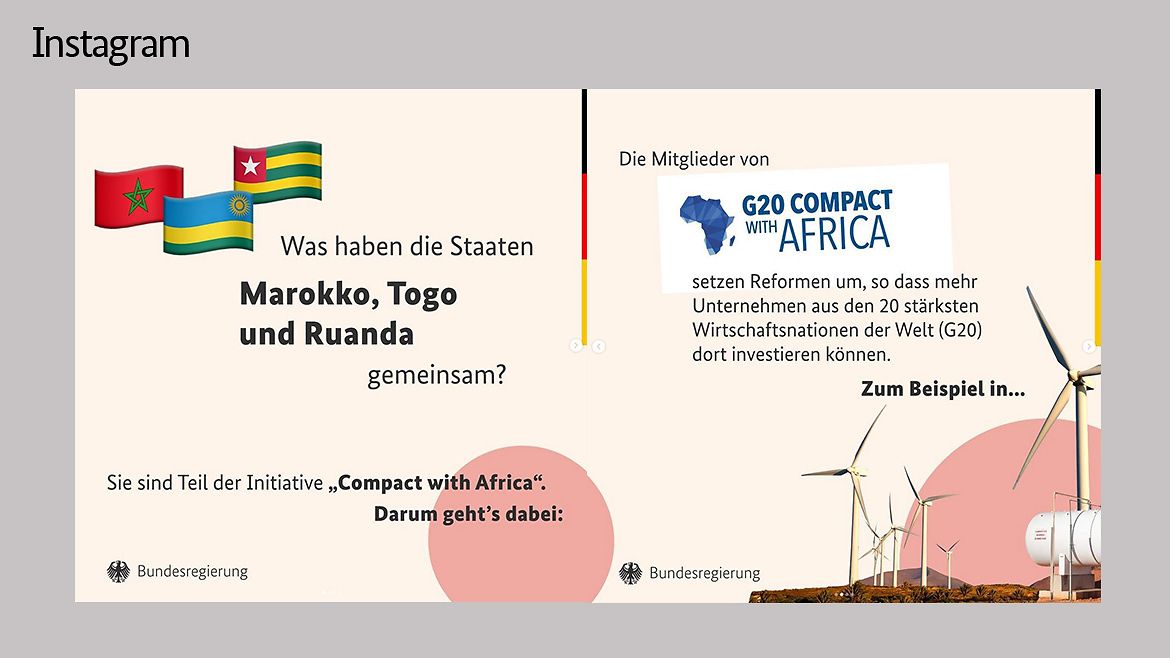 Der „Compact with Africa“ und die G20 treffen sich heute in Berlin. Was der „Compact with Africa“ ist und warum er wichtig ist? ⬆️