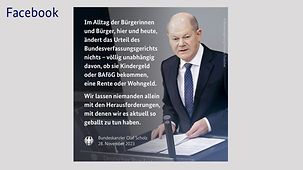 In einer Regierungserklärung vor dem Deutschen Bundestag hat Kanzler Scholz sich ausführlich zum Urteil des Bundesverfassungsgerichts und seinen Folgen für die Haushaltssituation geäußert.
