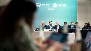 Bundeskanzler Olaf Scholz bei der Weltklimakonferenz COP28.
