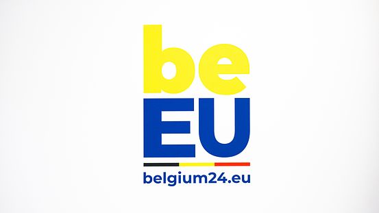 Logo der belgischen Präsidentschaft im Rat der Europäischen Union