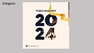 Wir wünschen Euch allen ein frohes neues Jahr! 🎉 . . . #FrohesNeues #Neujahr #NeuesJahr #2024 #Bundesregierung