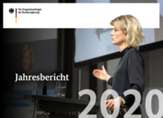 Titelbild der Publikation "Jahresbericht der Drogenbeauftragten 2020"