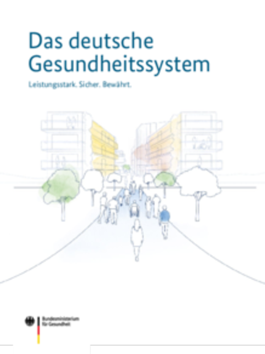 Titelbild der Publikation "Das deutsche Gesundheitssystem (deutsche Ausgabe)"
