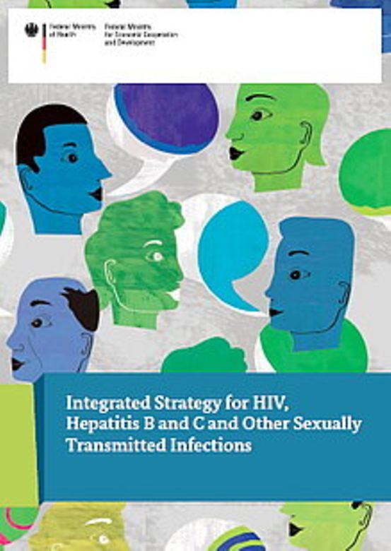Titelbild der Publikation "Brochure: Integrated Strategy for HIV, Hepatitis B and C and Other Sexually Transmitted Infections"