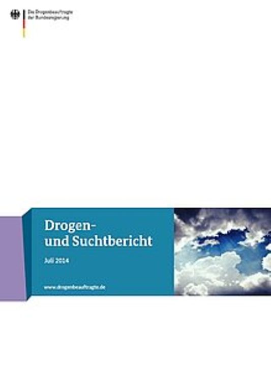 Titelbild der Publikation "Drogen- und Suchtbericht 2014"