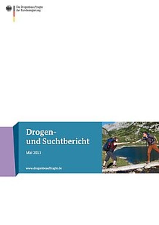 Titelbild der Publikation "Drogen- und Suchtbericht 2013"