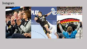 Ich habe heute das Handball-Nationalteam beim Spiel gegen Nordmazedonien von der Tribüne aus angefeuert. Die Atmosphäre war fantastisch.