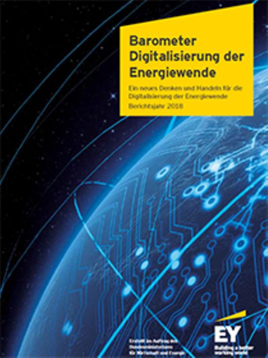 Titelbild der Publikation "Barometer Digitalisierung der Energiewende 2018"