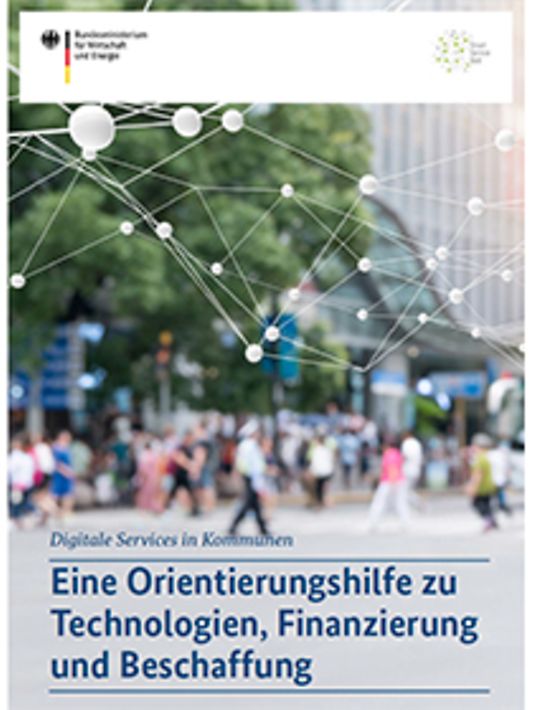 Titelbild der Publikation "Digitale Services in Kommunen"