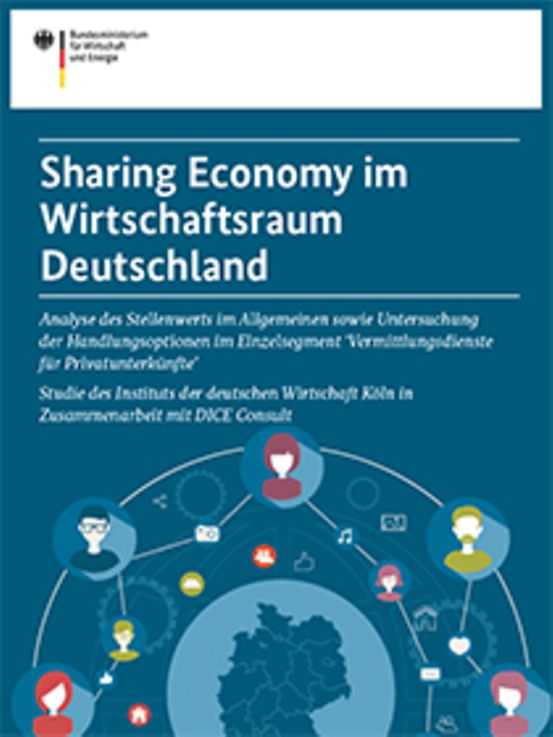 Titelbild der Publikation "Sharing Economy im Wirtschaftsraum Deutschland"