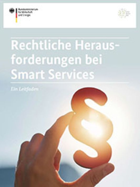 Titelbild der Publikation "Rechtliche Herausforderungen bei Smart Services"