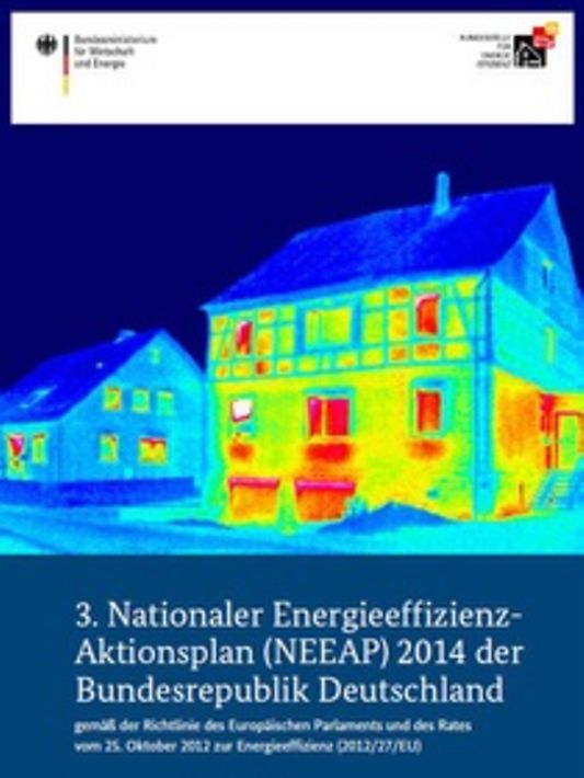 Titelbild der Publikation "3. Nationaler Energieeffizienz-Aktionsplan (NEEAP) 2014 der Bundesrepublik Deutschland"