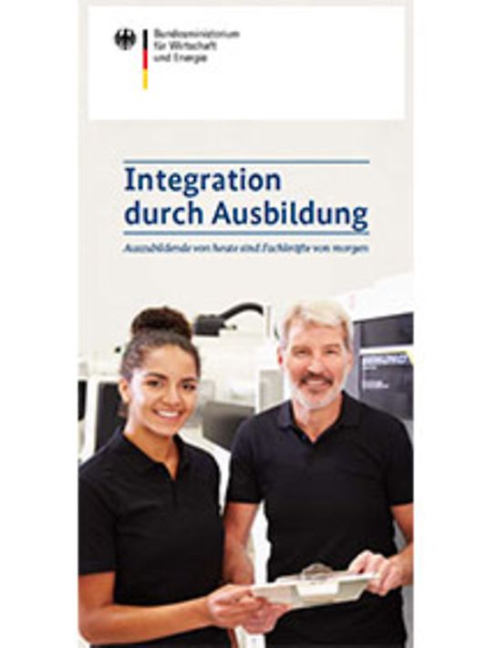 Titelbild der Publikation "Integration durch Ausbildung"