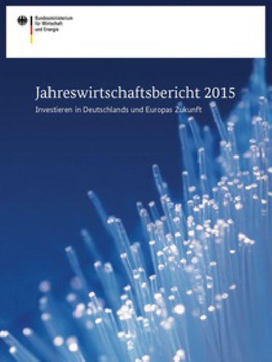 Titelbild der Publikation "Jahreswirtschaftsbericht 2015"