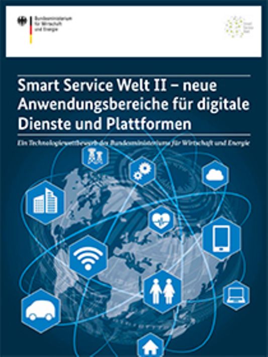 Titelbild der Publikation "Smart Service Welt II - neue Anwendungsbereiche für digitale Dienste und Plattformen"