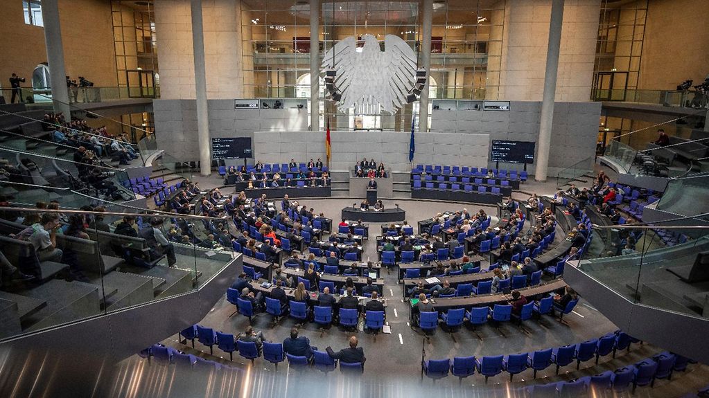 Bundesfinanzminister Lindner sprach am Dienstag im Bundestag zum Auftakt der Haushaltswoche. 