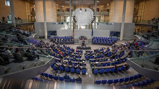 Bundesfinanzminister Lindner sprach am Dienstag im Bundestag zum Auftakt der Haushaltswoche. 