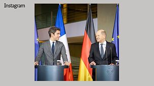 Die deutsch-französische Freundschaft ist ein Geschenk. Gemeinsam arbeiten wir für den Frieden auf unserem Kontinent, für den Klimaschutz und dafür, dass der europäische Markt wettbewerbsfähig und attraktiv bleibt. 