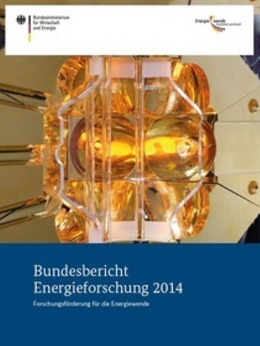 Titelbild der Publikation "Bundesbericht Energieforschung 2014"