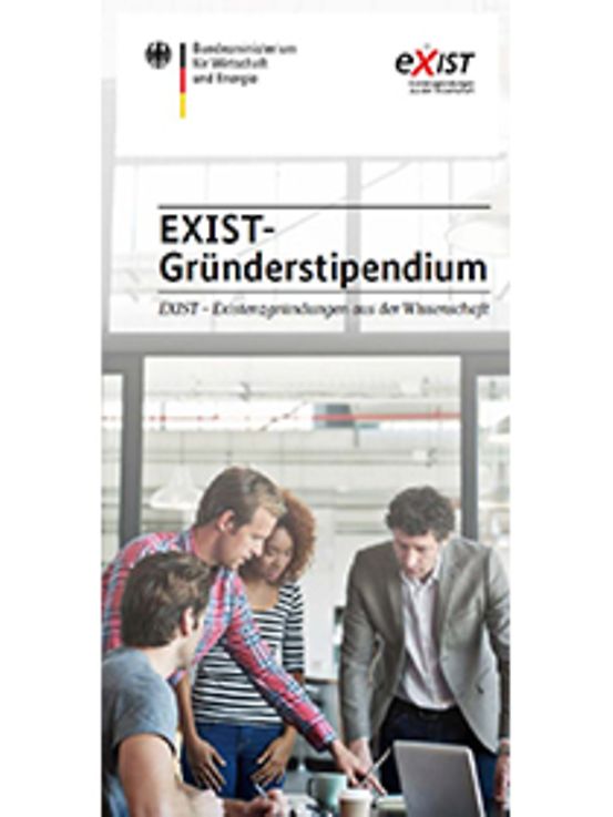 Titelbild der Publikation "EXIST-Gründerstipendium"