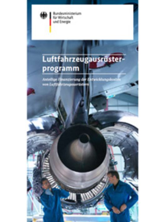 Titelbild der Publikation "Luftfahrzeugausrüsterprogramm"