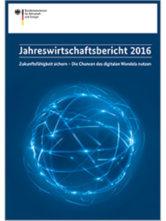 Titelbild der Publikation "Jahreswirtschaftsbericht 2016"